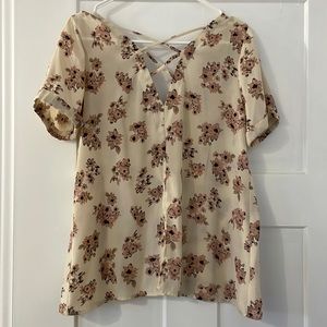 Sienna sky floral blouse